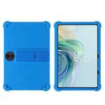 For TCL TAB 11 FE Shockproof Silicone Tablet Protective Case With Holder(Blue)