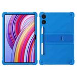 For Xiaomi POCO Pad 5G Shockproof Silicone Tablet Protective Case With Holder(Blue)