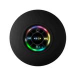 BT-07 Portable Large Suction Cup Waterproof Bathroom Bluetooth Speaker(Black)