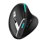 ZELOTES F36 9-Keys Vertical Grip Ergonomic Programming Dual Bluetooth + 2.4G Wireless Mouse(Black)