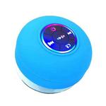 Bathroom Suction Cup Waterproof Bluetooth Stereo Portable Home Outdoor Dazzling Colorful Speaker(Blue)