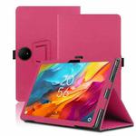 For TCL Nxtpaper 14 14.3-Inch Skin Texture All Inclusive Leather Tablet Case(Rose Red)