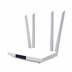 4G Wireless SIM Card Router 4G Hotspot Sharing Mobile CPE Full Netcom, EU Plug(白色)