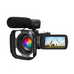 4K  Digital Video Camera 3 Inch IPS Touch Screen 56MP 18X Digital Zoom WiFi Camcorder, Spec: Set 2