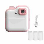 Q6 Kids Digital Camera Mini Instant Print Camera Toy Wireless HD Print Photo Gift(Pink)