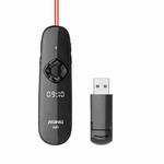 ASiNG A81 PPT Page Turning Clicker With Timing Function & 32G 3-in-1 USB Receiver, Color: Red Light