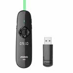 ASiNG A81 PPT Page Turning Clicker With Timing Function & 32G 3-in-1 USB Receiver, Color: Green Light