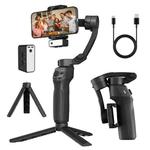 Three-Axis Anti-Shake Smart Gimbal Handheld Stabiliser With Face Follow Shot(Black)