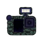 For GOPro HERO13 Black Camera Stickers Body Protective Film, Style: 16 Snake Scale Green