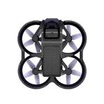 For DJI Avata Single Fuselage Sticker No Adhesive Personalised Stickers(A-05 Black Mesh)