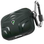 For Airpods Pro 2 AhaStyle PT140 Diamond Edge TPU Split Drop Protection Case, Color: Green