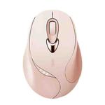 Inphic M8P 2.4G Wireless Mouse USB Mute Charging Girls Office Portable Ergonomic Mouse With Power Display(Milk Tea Color)