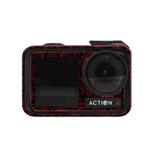 For DJI Action 4 Motion Camera Stickers All Inclusive Photo Frame Color Changing Stickers Accessories, Style: AC4-11 Circuit Red