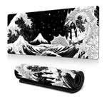 300x700x3mm Big Wave Gaming Mouse Pad Non-Slip Rubber Desk Mat(No.4)