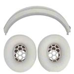 For Beats Studio Pro Headphones Silicone Ear Cushion + Headband Cover Set(Beige)