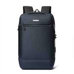 SKV B20453 Men Business Casual Multifunctional Double Shoulder Bag Large Capacity Laptop Backpack(Blue)