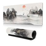 300x600x2mm Ink Painting Cherry Blossom Rubber Non-Slip Mouse Pad Desk Mat(Pattern 8)