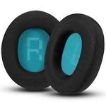 1pair Headset Sponge Earmuffs for SteelSeries Arctis Pro / Arctis 3 / 5 / 7, Color: Black Lake Blue Ice Silk