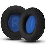 1pair Headset Sponge Earmuffs for SteelSeries Arctis Pro / Arctis 3 / 5 / 7, Color: Black Dark Blue Ice Silk