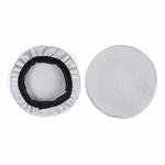 2pcs Universal Round Reusable Headset Dust Cover Sweat-proof Breathable Protective Cover, Color: S Gray