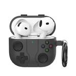 For AirPods 4 AhaStyle WG166 Personalised Game Console Shape Silicone Protective Case(Black)