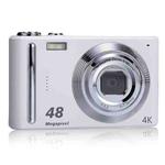 DC03H 2.4-Inch 16X Digital Zoom Electronic Image Stabilization 4K HD Digital Camera(White)