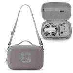 For DJI Neo BKANO NE-010 PU Storage Bag Hard Case Shoulder Bag(Gray)