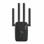 Urant U11 1200Mbps 2.4G&5.8G Wireless Repeater WiFi Signal Amplifier Support WPS Quick Setting EU Plug Black