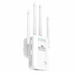 Urant U9 300Mbps 2.4G Wireless Repeater WiFi Signal Amplifier Support WPS Quick Setting AU Plug White