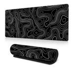 Large Abstract Mouse Pad Gamer Office Computer Desk Mat, Size: 300x800x2mm(Abstract Fluid 25)