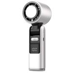 100-gear High Speed Handheld Fan Mini USB Rechargeable Foldable Portable Turbo Small Fan With Cooling(White)