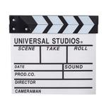 Wooden Director Board Shooting Video Movie City Scene Record Board Photography Props, Style: Large U White