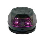 Mini Portable Wireless Magnetic RGB Atmosphere Light Bluetooth Speaker(Black)