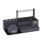RELIFE RL-001H Rotary Organizer Cell Phone Repair Tool Parts Screwdriver Storage Rack(Gray)