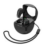 Smart ENC Noise Reduction Mini Bluetooth Earphones With Charging Compartment(Black)