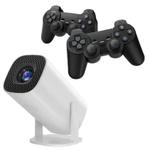 P30 Game Projector Android 11 System With Wireless Gaming Controller 720P Home Theater(US Plug)