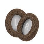 For BOSE NC700 Headphone 1pair Ear Pads Musical Note Design Cloth Ear Cushions(Yellow)