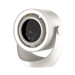 F158 Desktop Mini Multi-Speed Circulating Fan Timed Remote Control Lighted Fan, Style: Beige Rechargeable