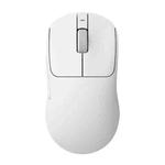 Ajazz AJ199 MAX Wireless 2.4GHz Wired BT Tri-Mode Mouse PAW3395 Lightweight Gaming Mouse(White)