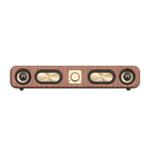 Havit M16 Retro HIFI Stereo Desktop Wireless Bluetooth Speaker(Wood Grain Color)