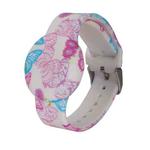 For AirTag Locator Kids Waterproof Watch Strap Anti-Lost Device Silicone Printed Protective Case, Style: Iris
