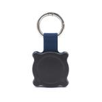 For AirTag Tracker Protective Case Full Cover Waterproof Locator Keychain Model Protective Case(Black Blue)