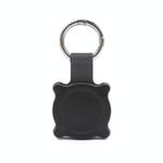 For AirTag Tracker Protective Case Full Cover Waterproof Locator Keychain Model Protective Case(Black Gray)