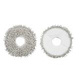 2pcs /Pack Mop Pads Rag For Ecovacs DEEBOT X1 TURBO / X1 PLUS/ X1 OMNI / T10 TURBO(Gray)