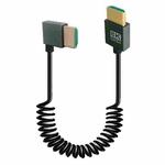 8K 60HZ HDMI 2.1 Spring Cable 0.5m Length, Spec: Right Bend