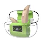 16-Channel Digital Hearing Aid Elderly Sound Amplifier With Digital Display Space Charging Box(Skin Color)