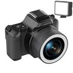 48 Million Pixel 2K Ultra HD Mini Digital Portable Camera, Color: Black+Fill Light