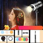 175W+2.1m Tripod 102 LEDs Spotlight Portrait Photography Fill Light Adjustable Focus Triple Color Temperature,US Plug
