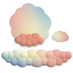 3pcs / Set Cloudy Gradient Memory Foam Silicone Wrist And Keyboard Mouse Pad, Style: Model 10