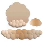 3pcs / Set Cloudy Gradient Memory Foam Silicone Wrist And Keyboard Mouse Pad, Style: Model 13